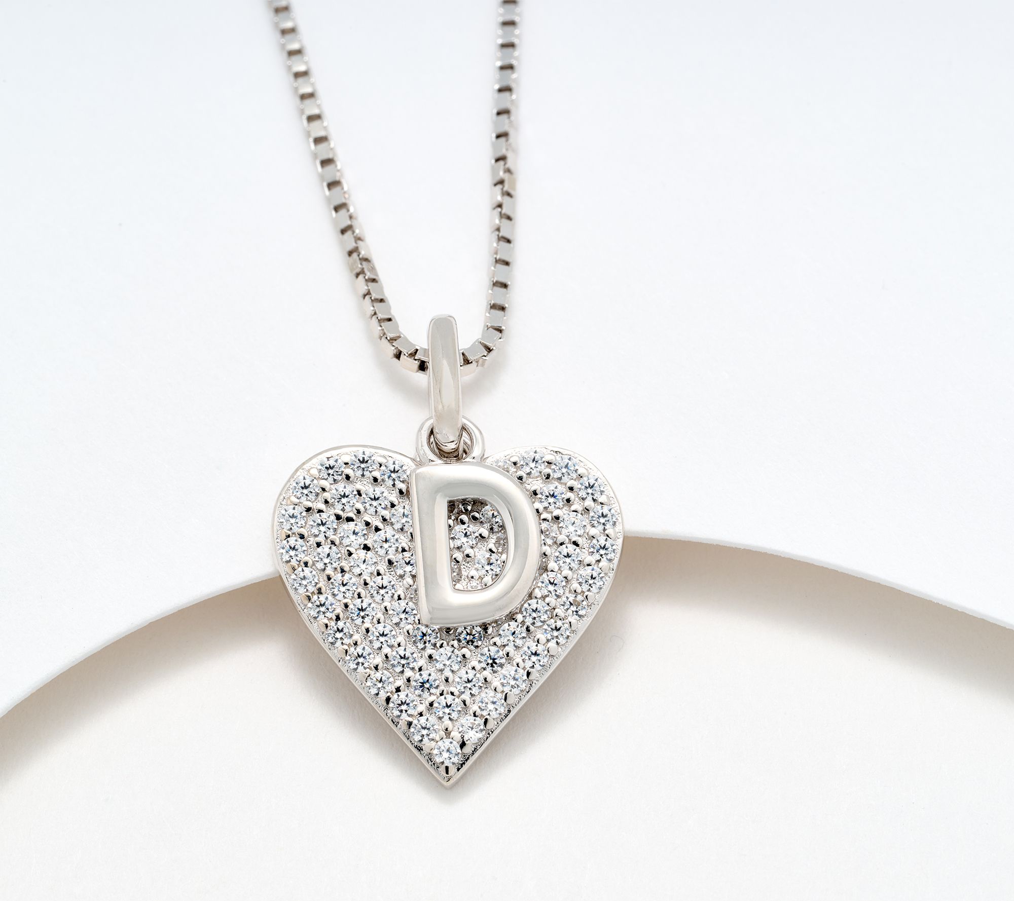 Diamonique x Kathy Levine All About You Necklace, Sterling Silver