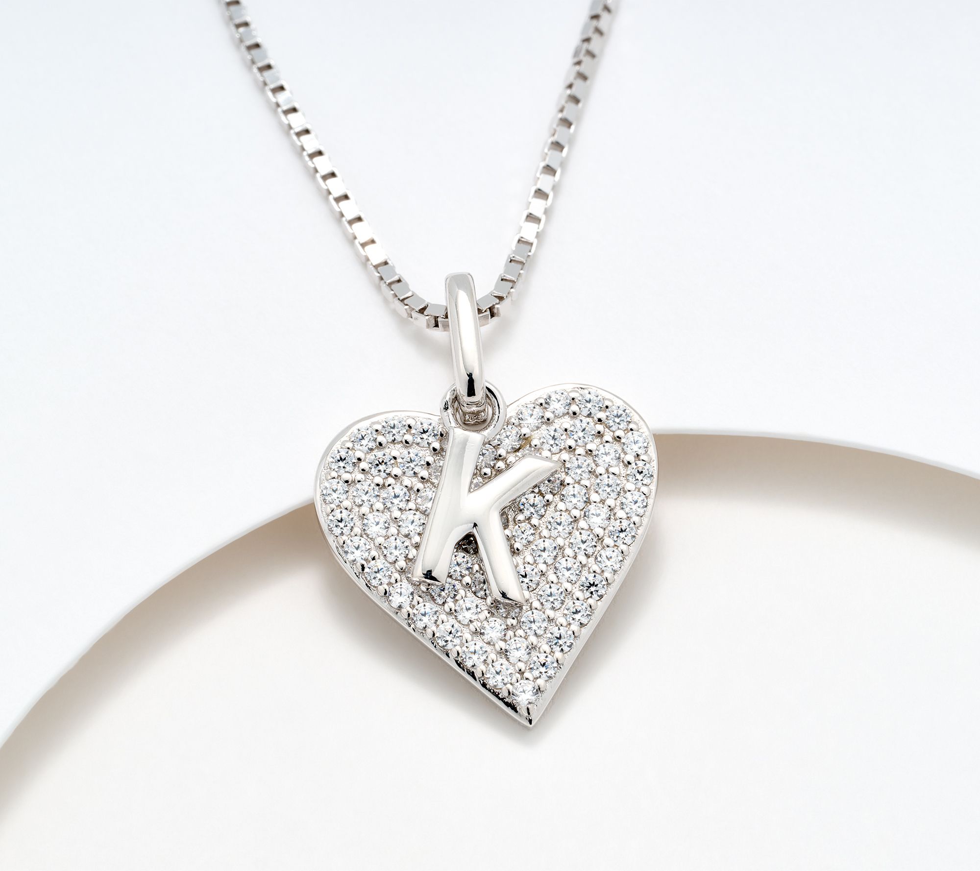Diamonique x Kathy Levine All About You Necklace, Sterling Silver