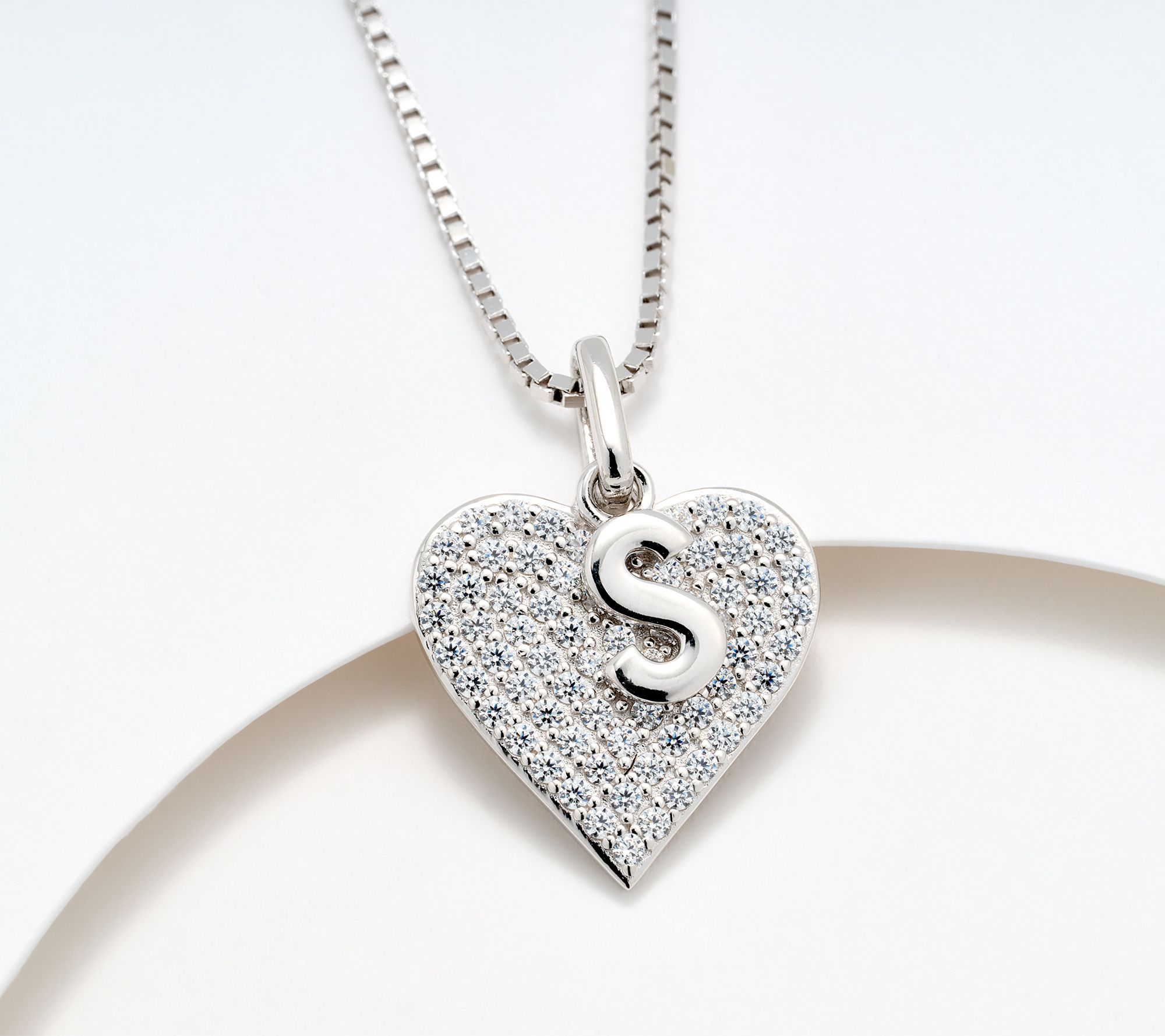 Diamonique x Kathy Levine All About You Necklace, Sterling Silver