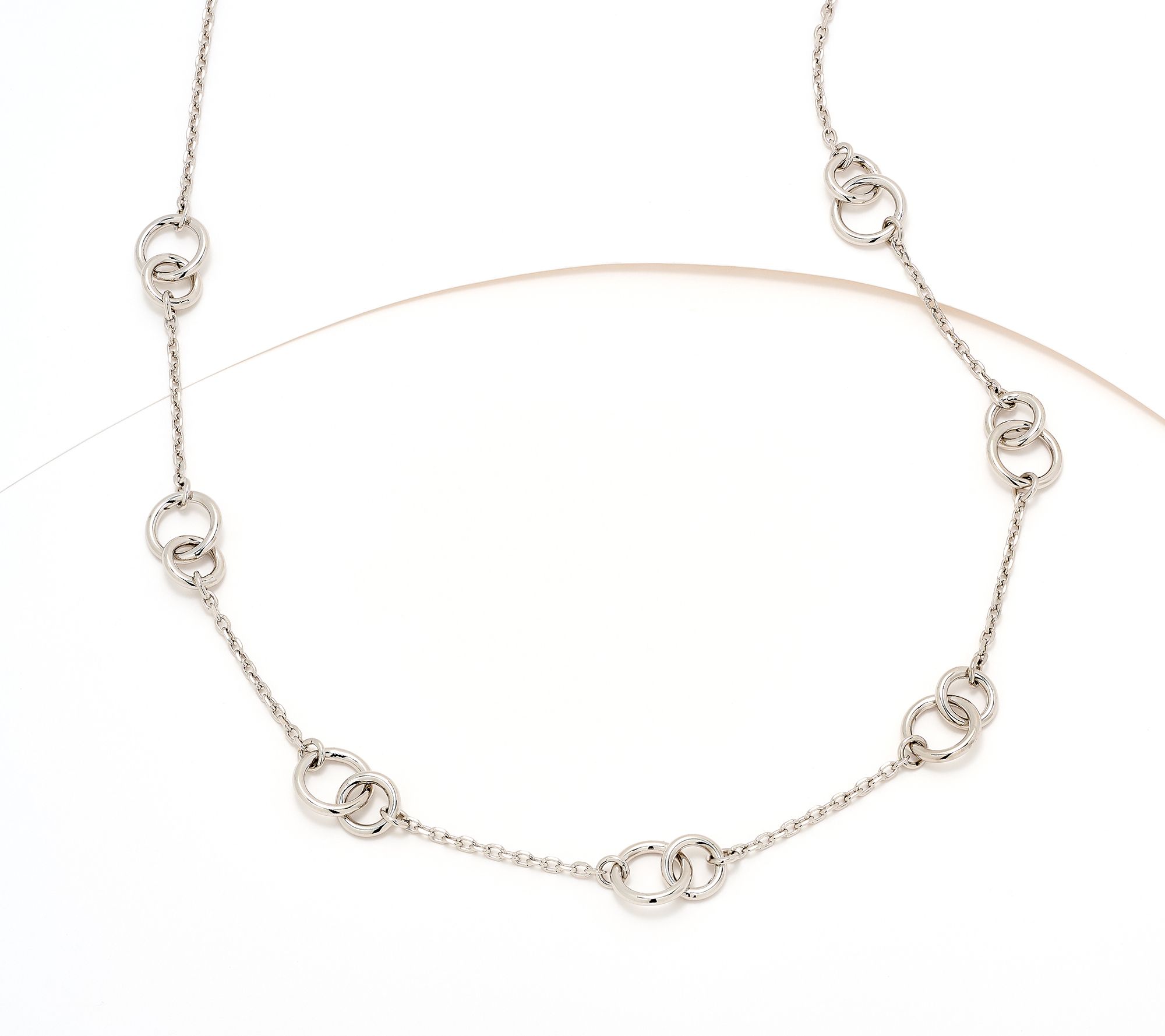 David Markstein Bronze "Two Circles One Love" 17"+3" Necklace