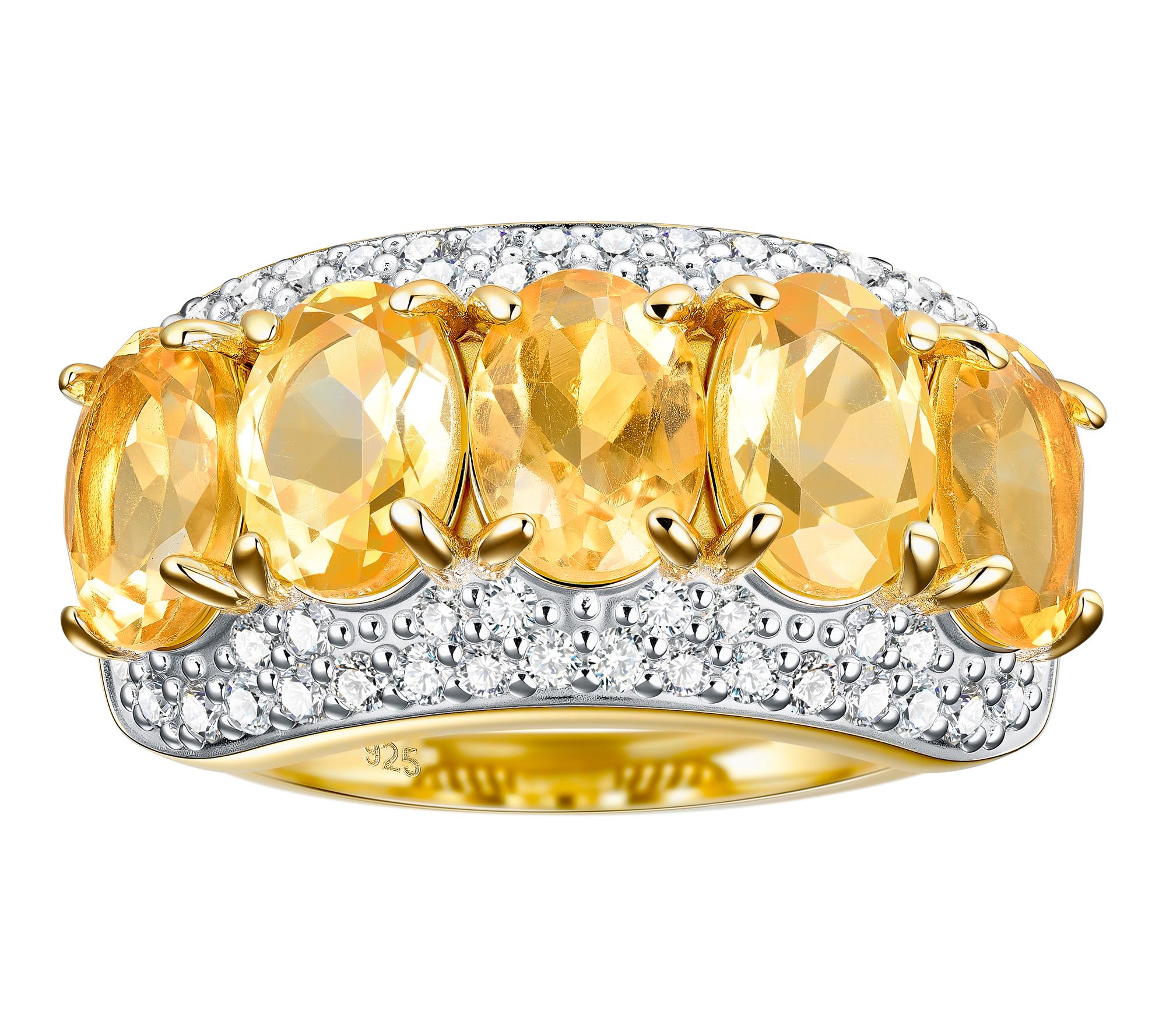 Affinity Gems Multi-Gemstone Wide Band Ring, Sterling Silver