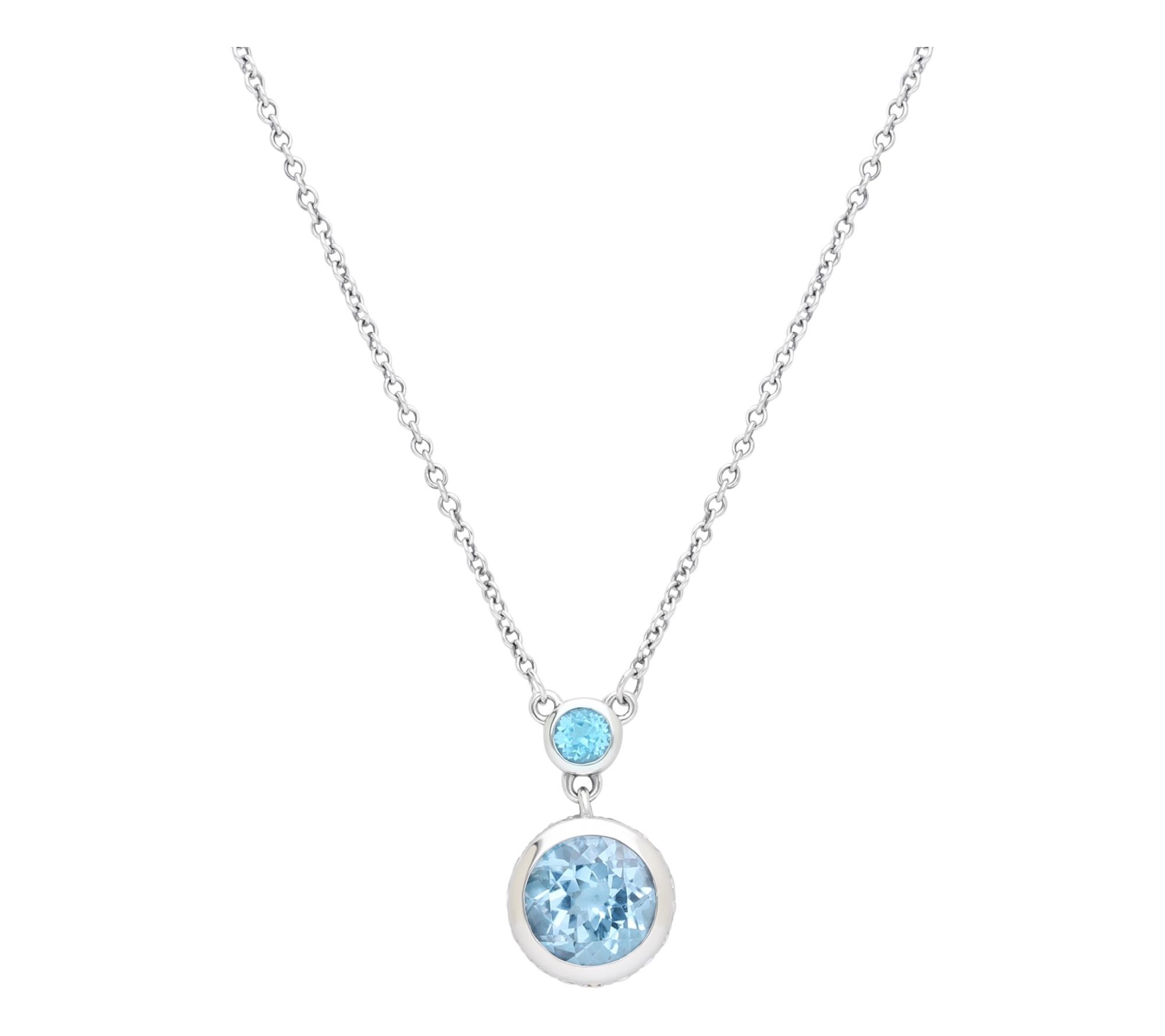 Tiffany Kay Studio Sterling Silver Blue Topaz Necklace