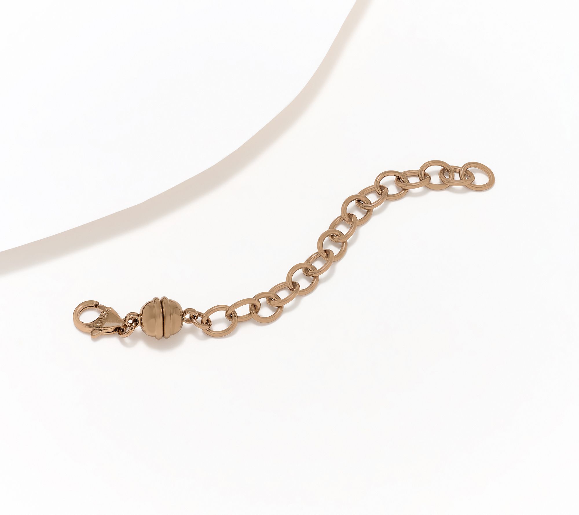 "As Is " David Markstein Premier Bronze 3" Extender w/ Magnetic Clasp