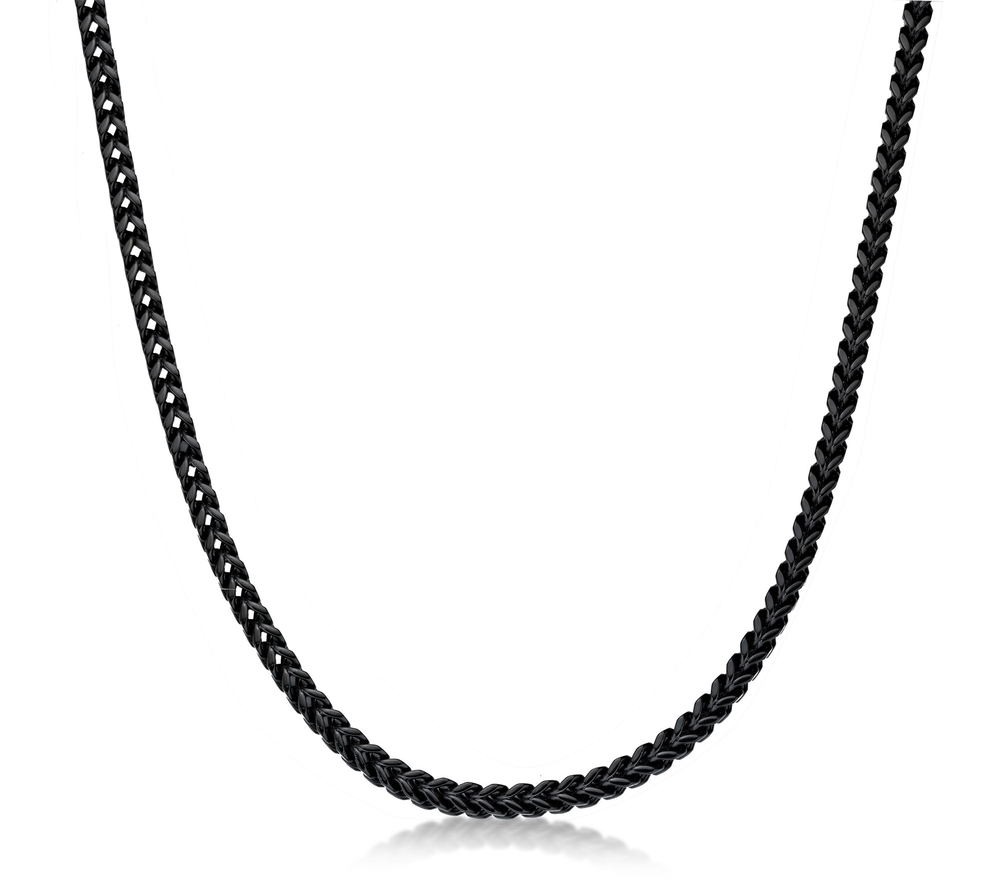 LYNX Men's 6MM Foxtail Stainless Steel Necklace