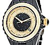 Vicence 14K Gold 1.00 cttw Black Spinel CeramicWatch, 2 of 6