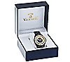 Vicence 14K Gold 1.00 cttw Black Spinel CeramicWatch, 5 of 6