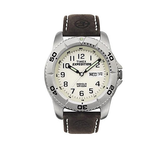 Timex Men's Expedition Watch with Brown LeatherBand