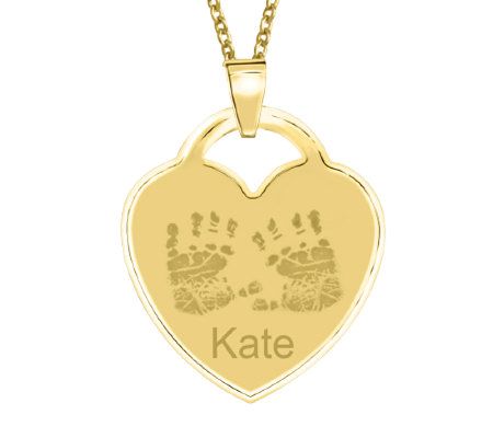 24k Gold Necklace Pendant, 24k Gold Plated Heart Pendant