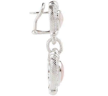 Judith Ripka Sterling Gemstone Heart Earrings Earrings - QVC.com