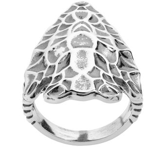 American West Sterling Men's Arrowhead Ring - J390996
