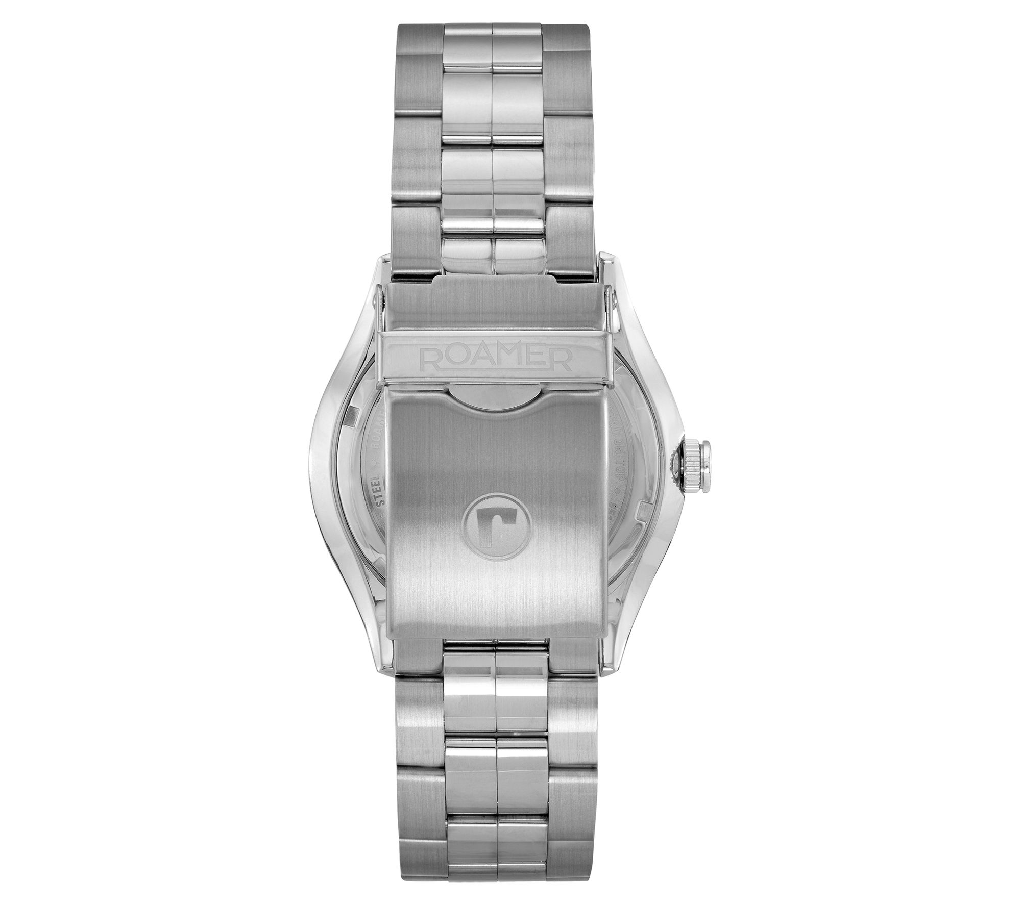 Roamer Men's Automatic Silvertone Dial Watch - QVC.com