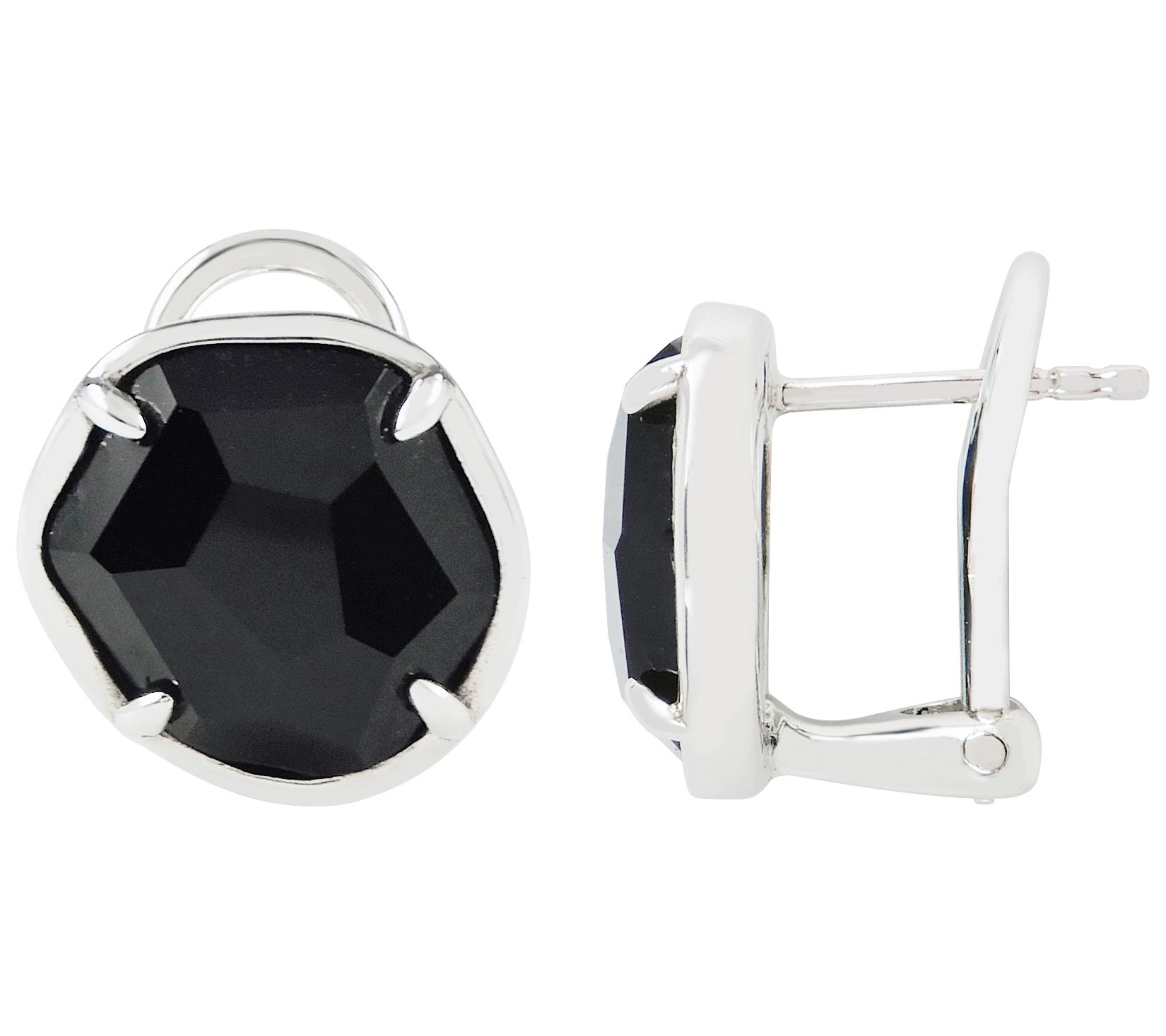 Affinity Gems Asymmetric Gemstone Stud Earrings, Sterling