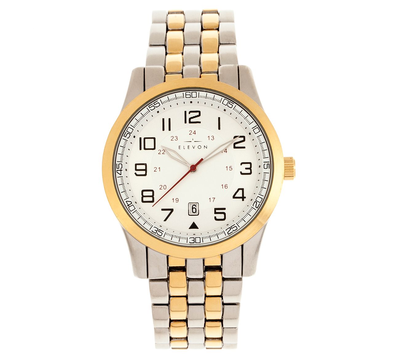 Elevon Men's Garrison Two-Tone White Dial Watch