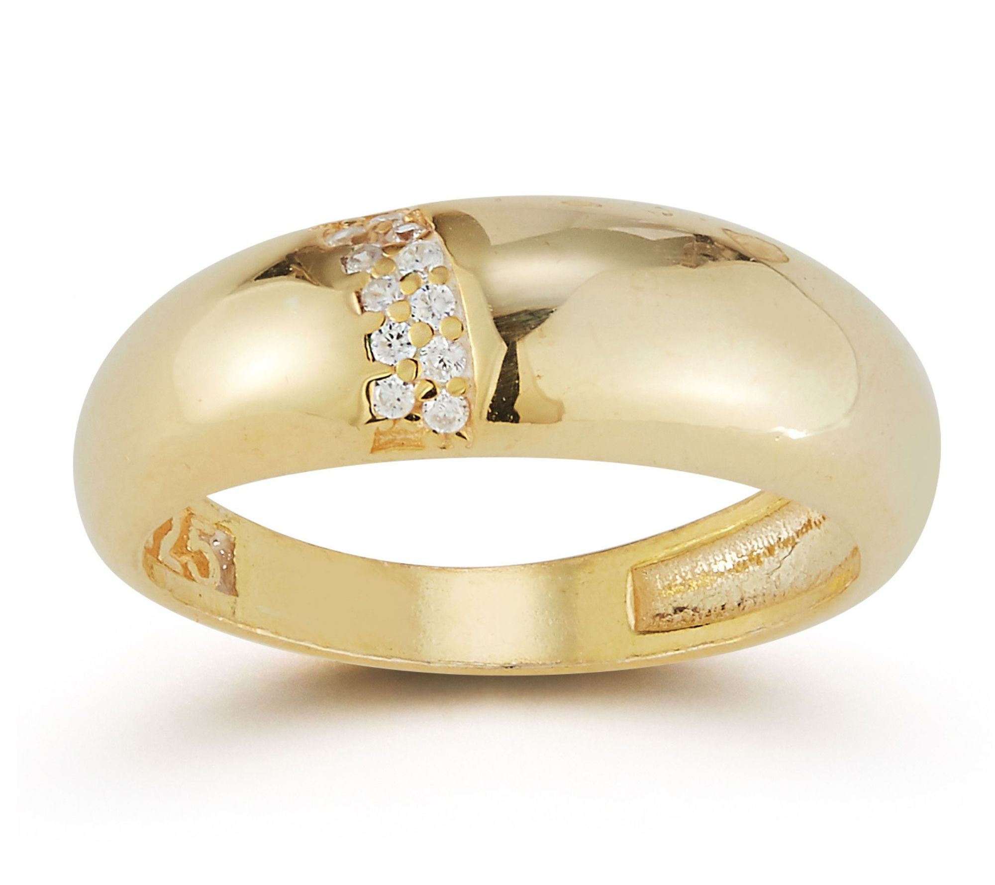 Sterlina Silver Pave Dome Ring, Sterling