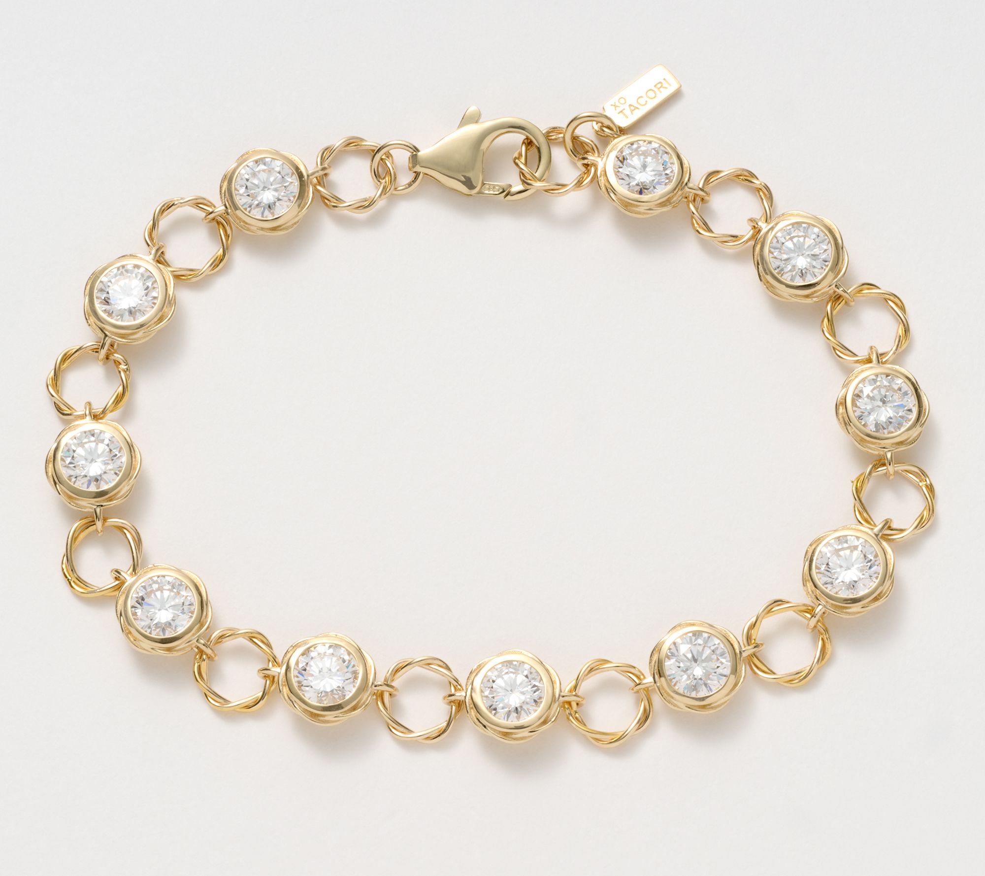 XO TACORI Lab Grown Diamond 5.5 cttw Station Bracelet, 14K