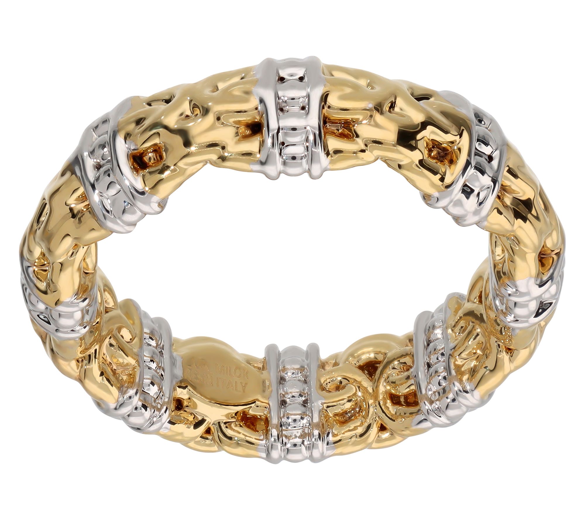 David Markstein Byzantine Ring, 14K Gold Over R esin