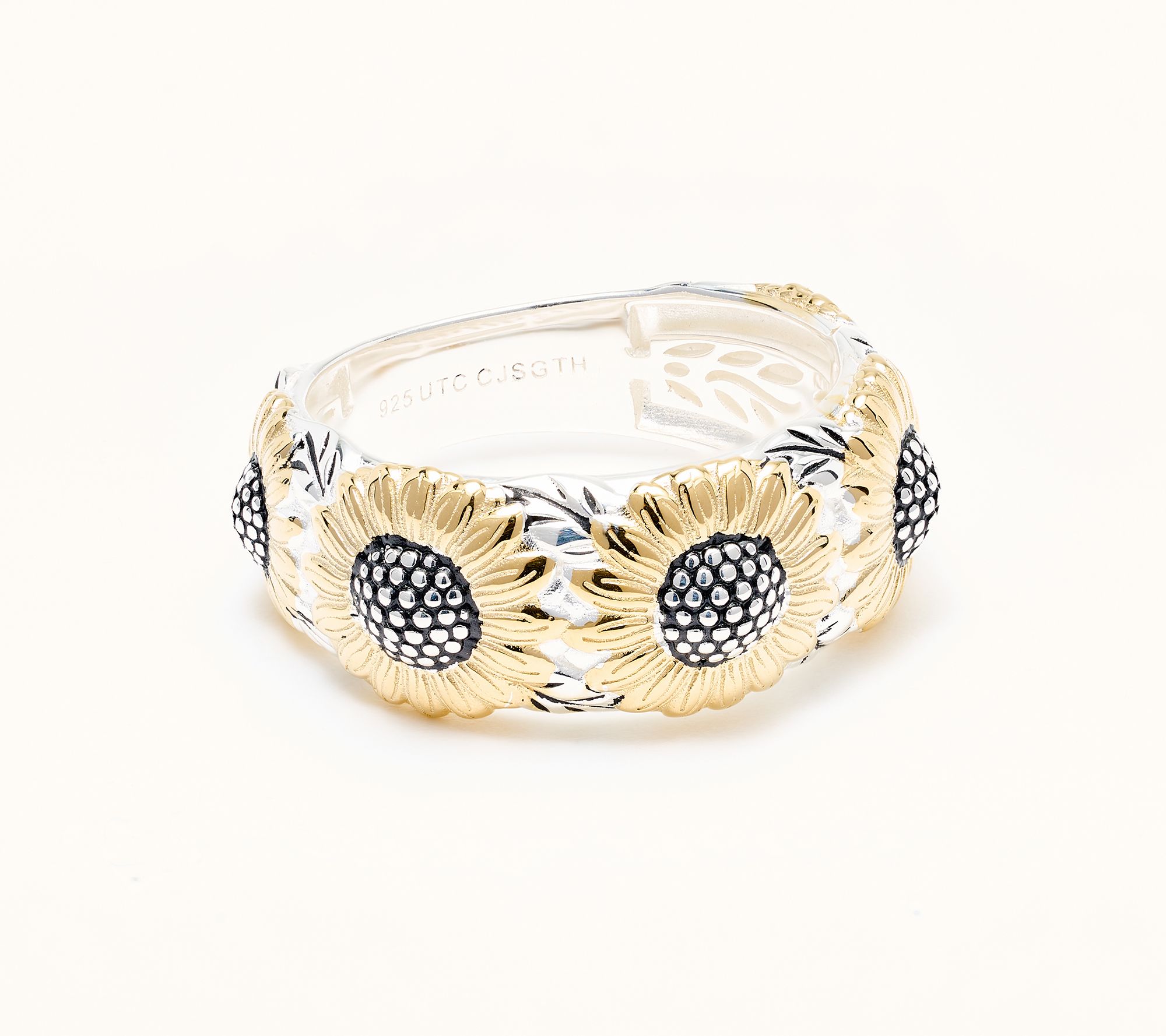 Christian James by Scott Grimes Two-tone Sunflower Band Ring
