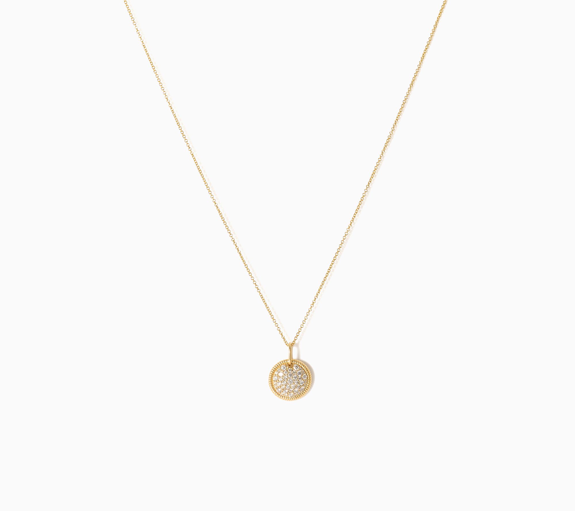 Effy 14K Gold Diamond Pendant w/ Chain