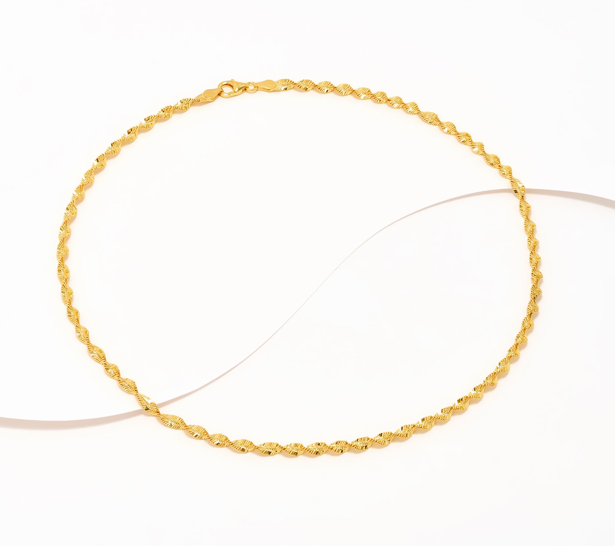 As Is" David Markstein Sterl Debut Twisted Herringbone Necklace, 18