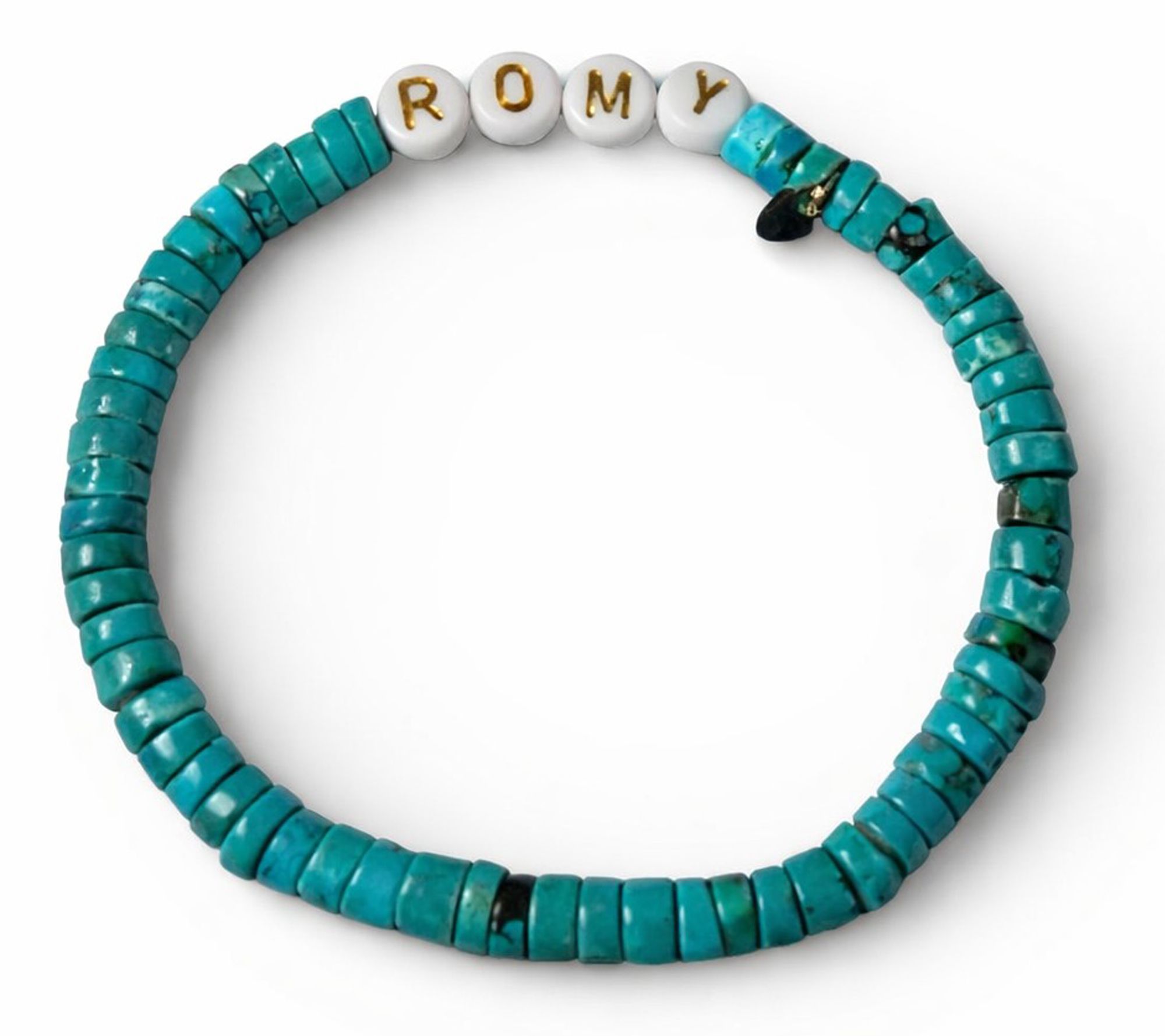 Alkeme Sterling Silver Turquoise Personalized Name Bracelet