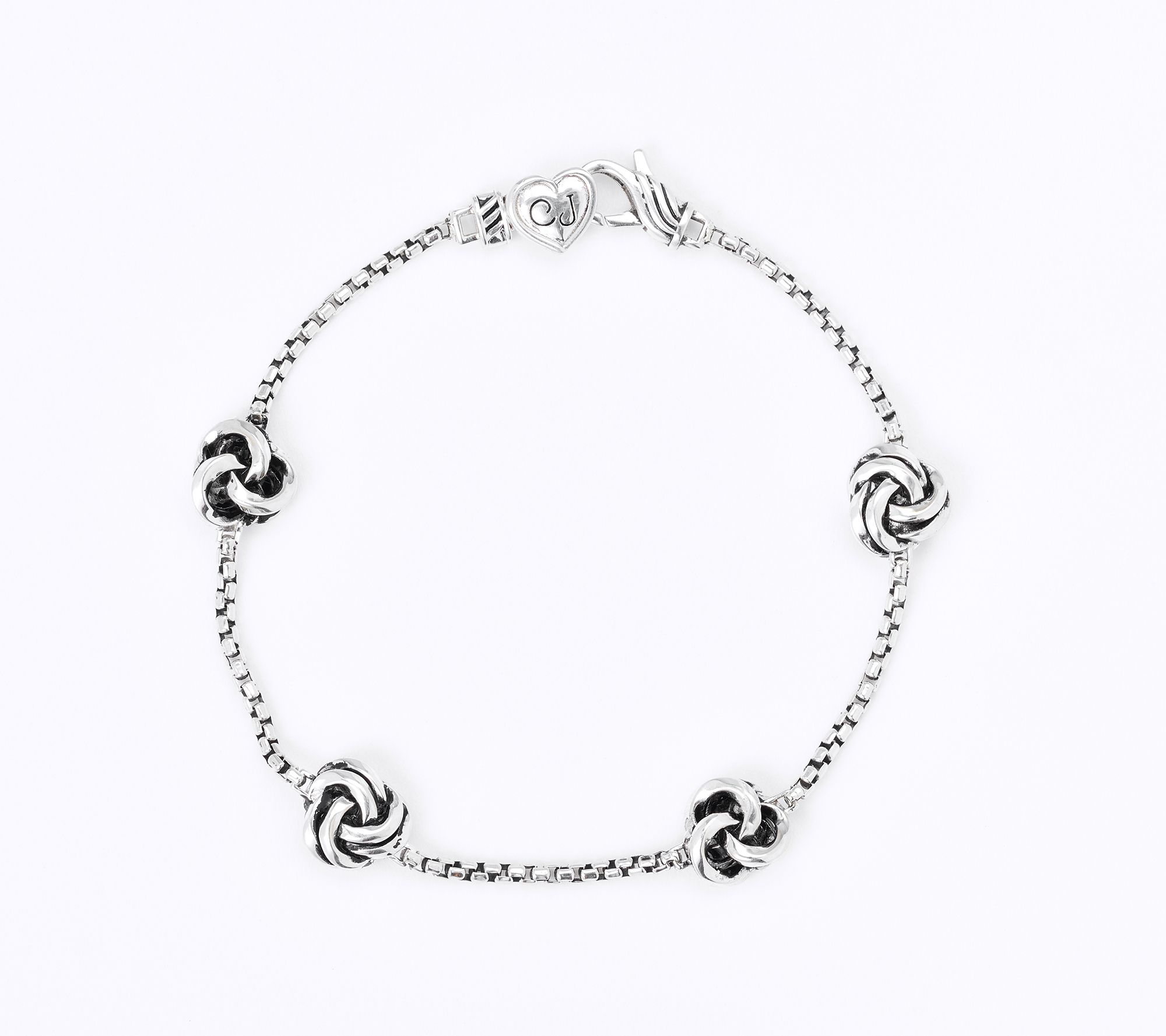 Christian James by Scott Grimes Sterling Ripple Love Knot Bracelet