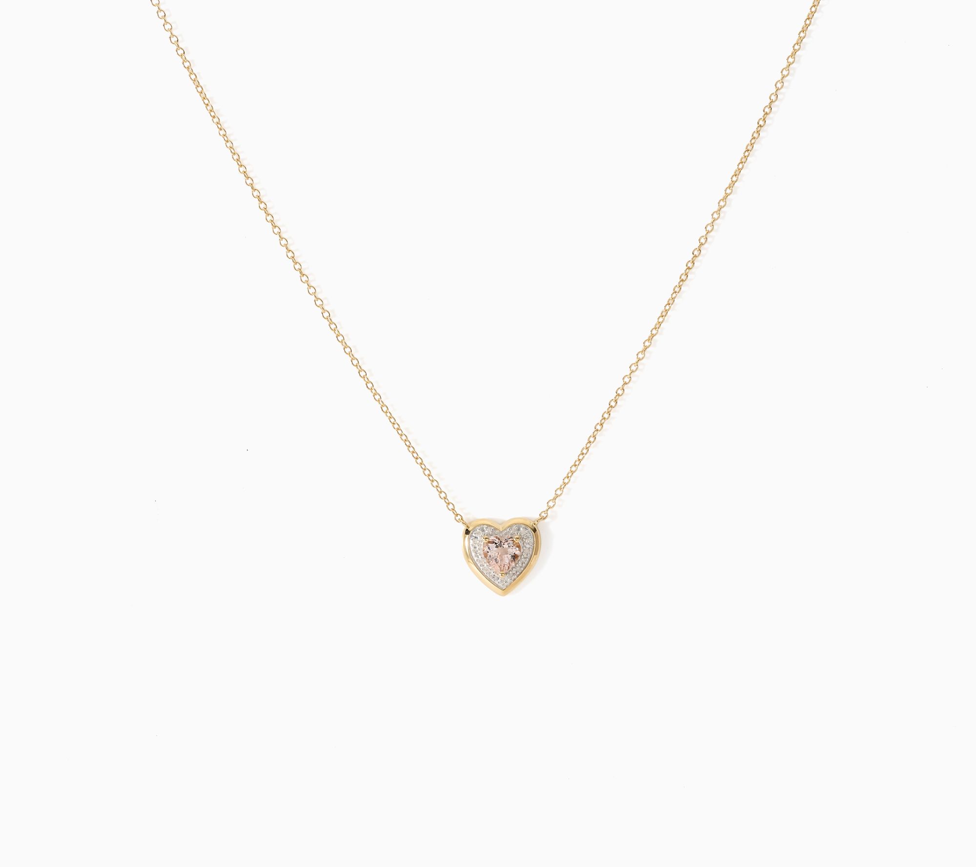 Affinity Gems Gemstone Shape Center w/ Diamond Accent Necklace