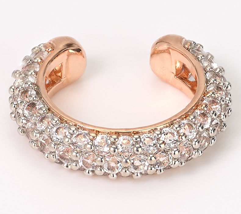 David Markstein Bronze Couture White Topaz Ear Cuff