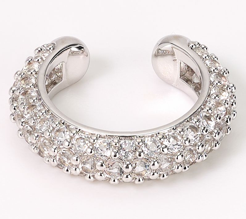 David Markstein Bronze Couture White Topaz Ear Cuff
