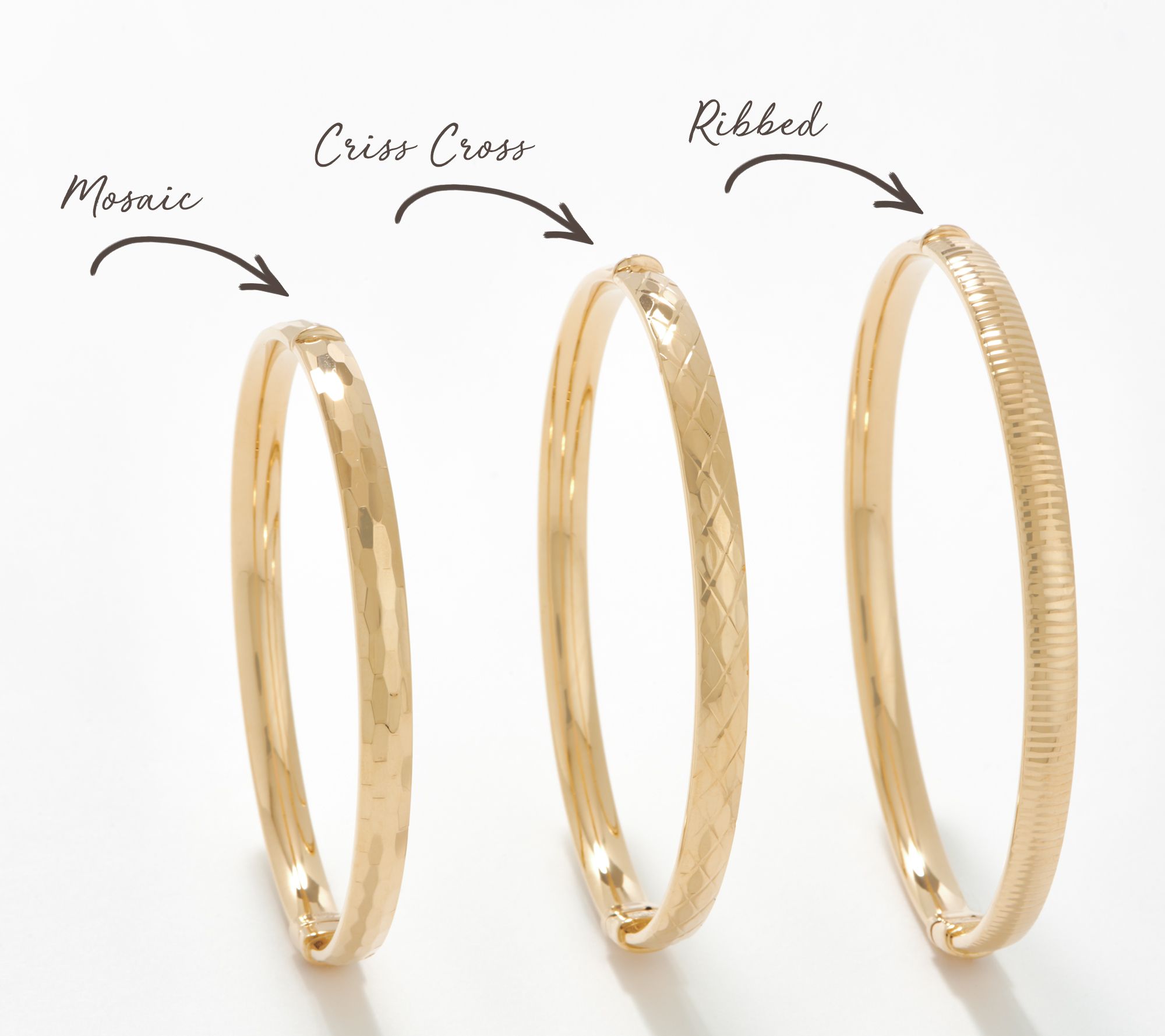 Qvc hot sale gold bangles