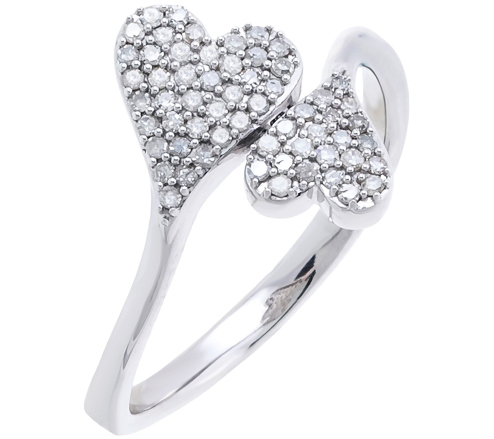 Qvc heart online ring