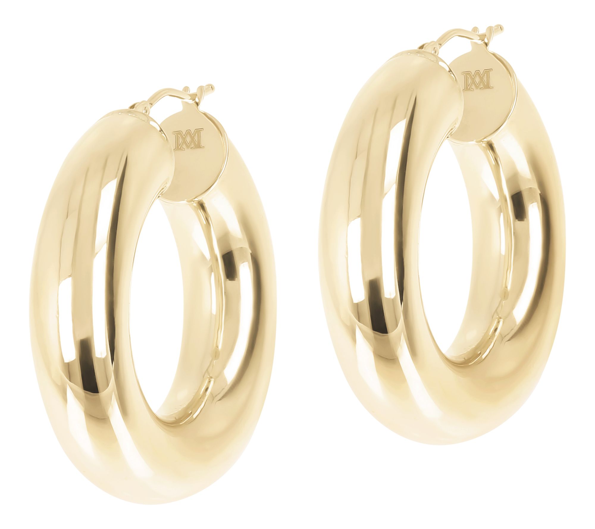 Alberto Milani Polished Bold Hoop Earrings