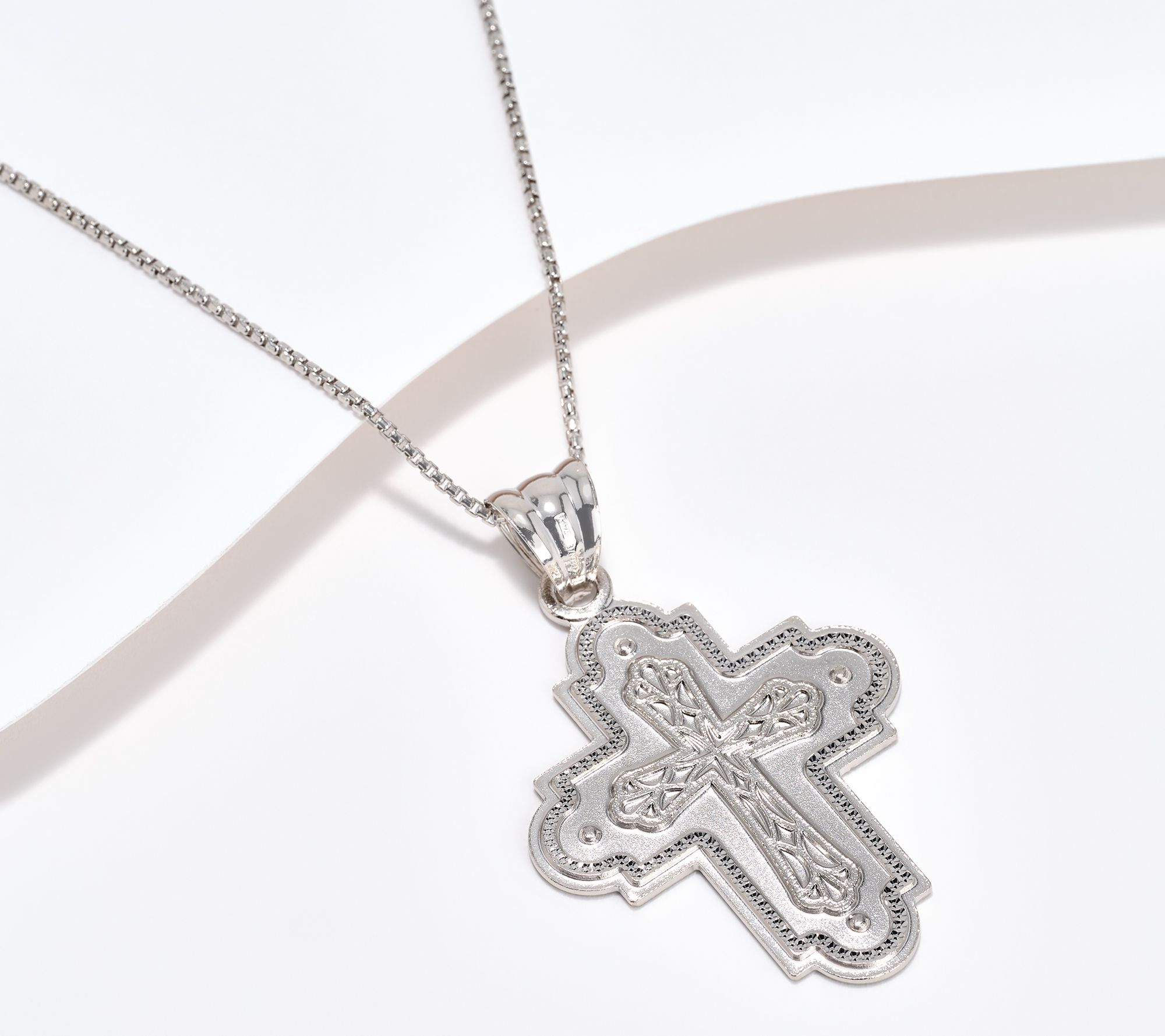 David Markstein Bronze Reversible Lord's Prayer 22" Necklace