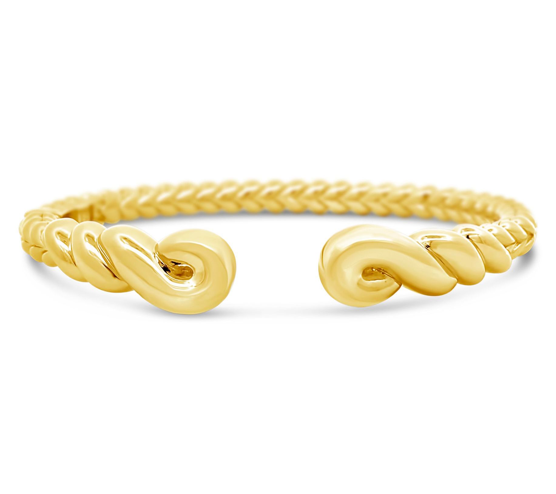 Tiffany Kay Studio 14K Gold Clad Cyclone Cuff