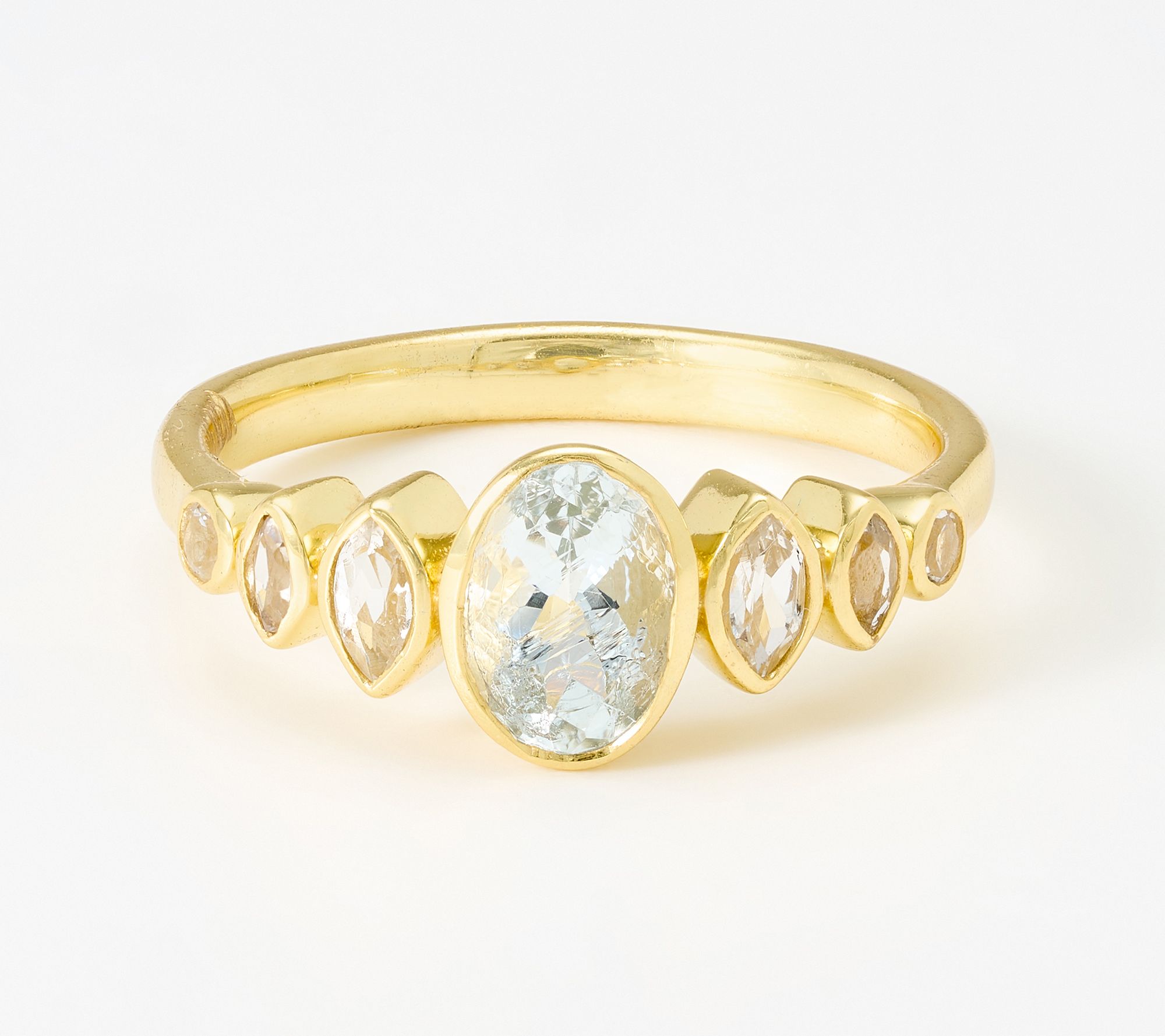 Affinity Gems Oval Cut Ring, Sterling Silver