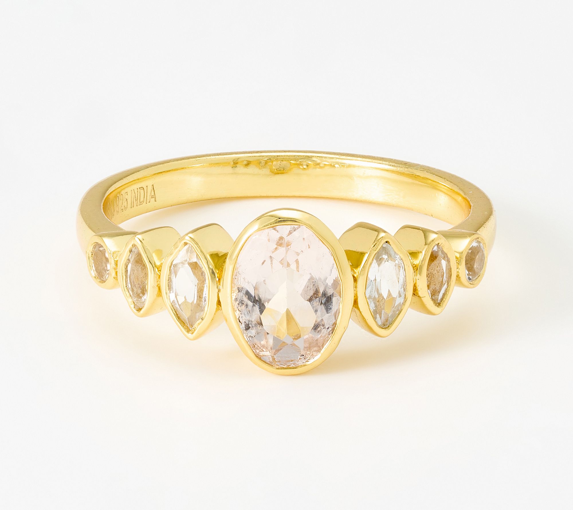 Affinity Gems Oval Cut Ring, Sterling Silver