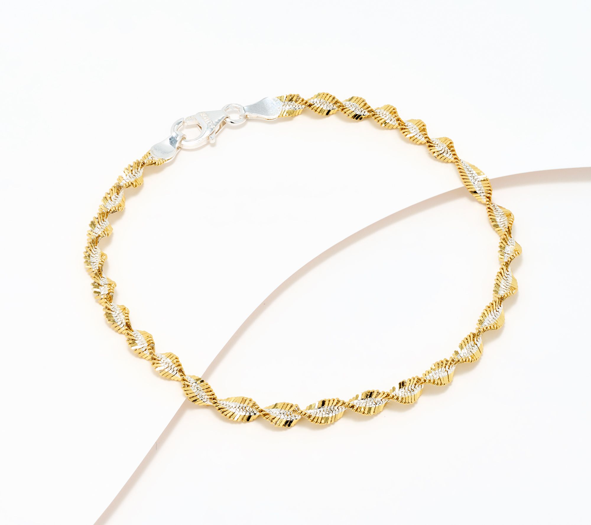 "As Is" David Markstein Sterl Debut Twisted Herringbone Bracelet