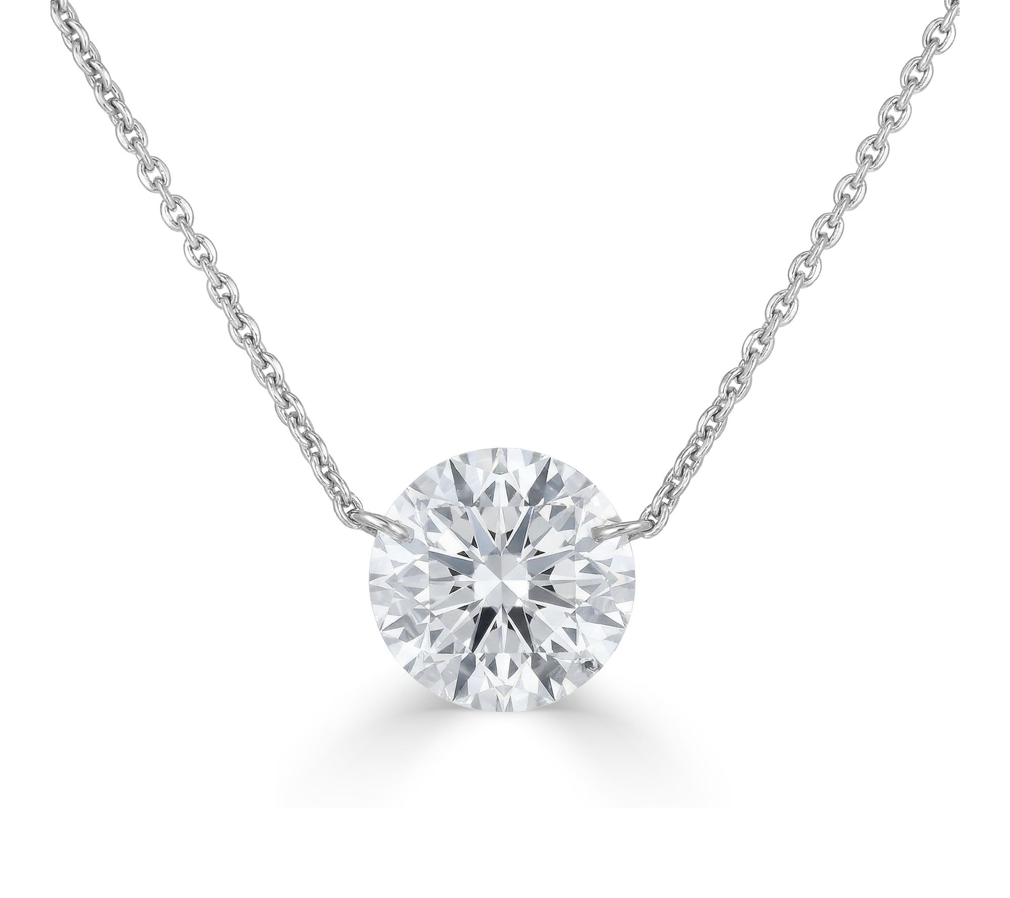 Vida Lab Diamonds 2.00 cttw Necklace, 14K WhiteGold