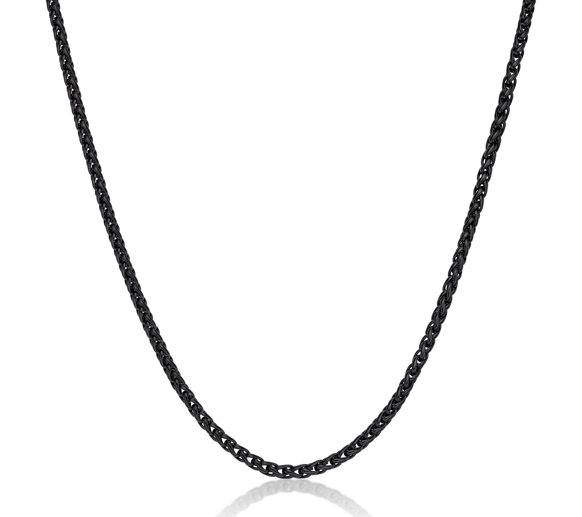 LYNX Men's 3MM Wheat Chain Necklace