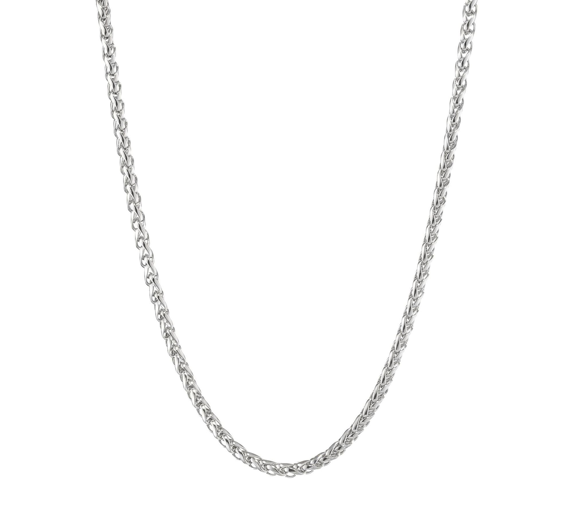 LYNX Men's 3MM Wheat Chain Necklace