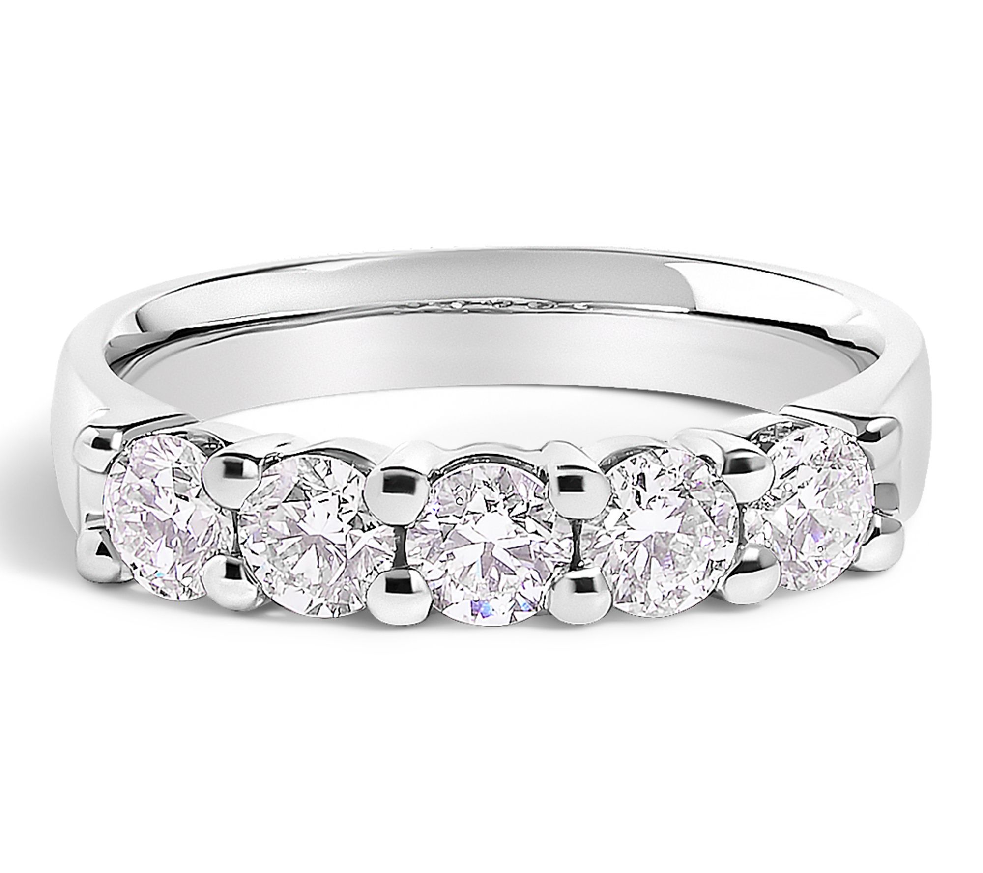 Haus of Brilliance Diamond 5 Stone Band Ring, 14K