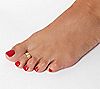 Italian Silver 18K Gold Plated Adjustable Initial Toe Ring, 2 of 2