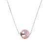 Honora Sliding Cultured Ming Pearl Necklace, Sterling Silver