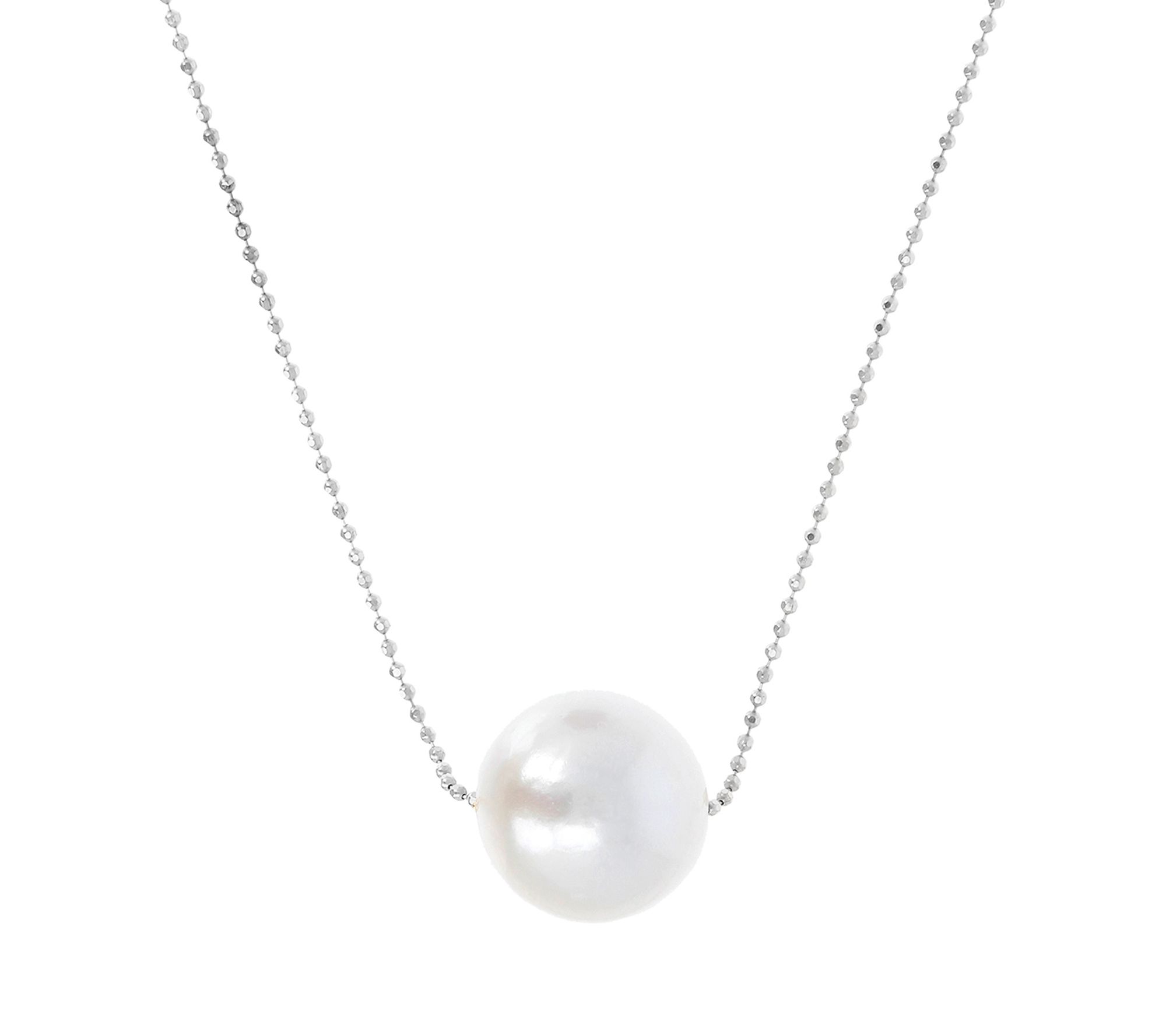 Honora Sliding Cultured Ming Pearl Necklace,Sterling Silver