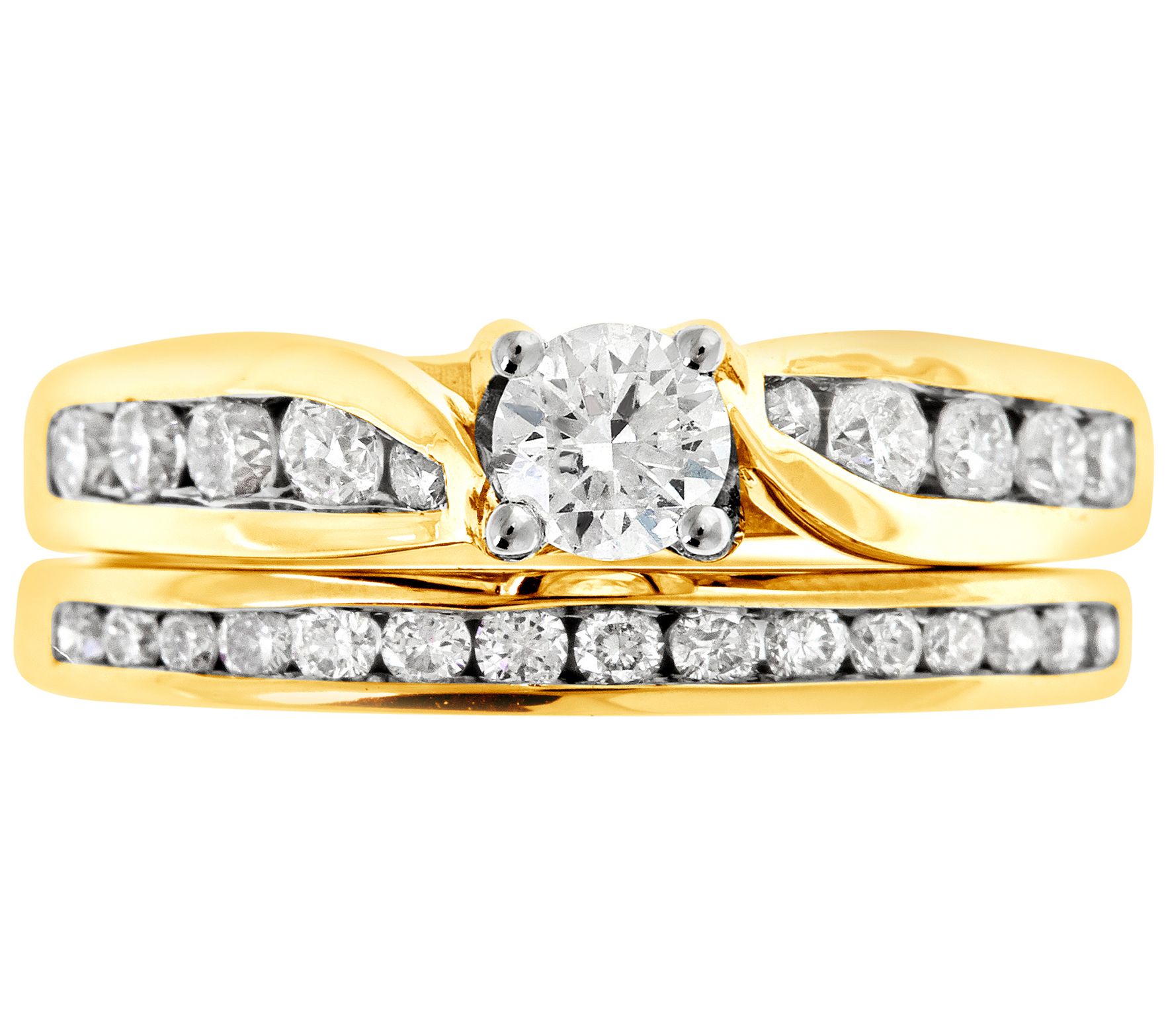 Affinity 1.00 cttw Diamond Bridal Ring Set 14K Gold