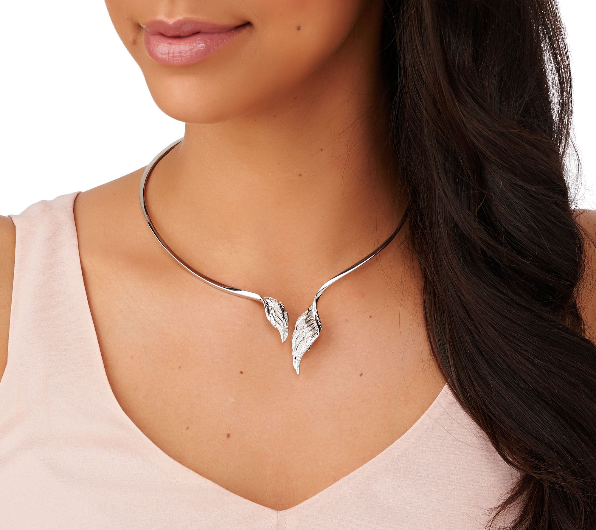 Qvc angel wing on sale necklace