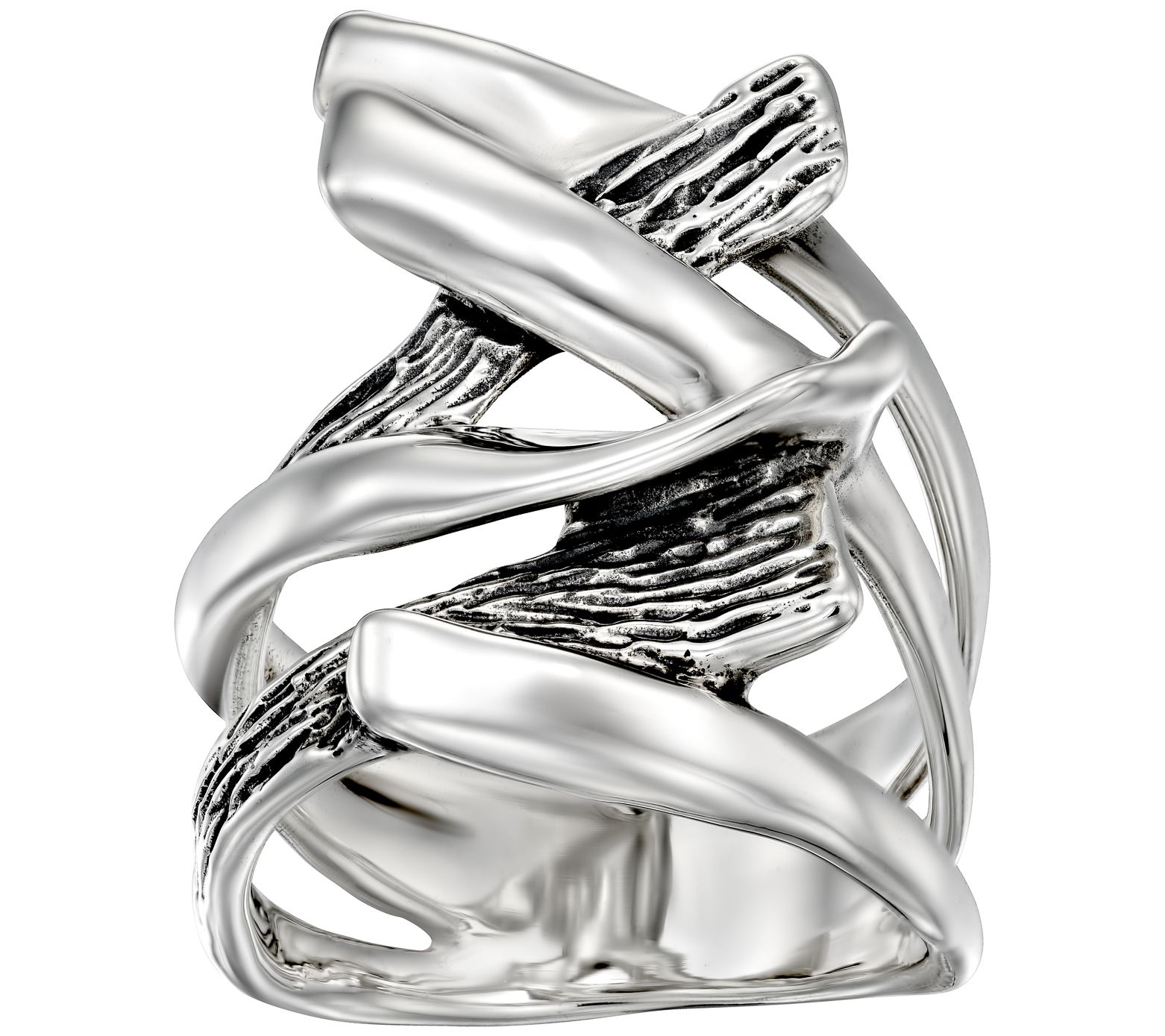 Hagit Sterling Organic Bypass Ring