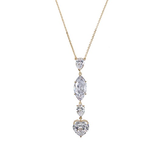 Nina Jewelry Linear Heart Necklace