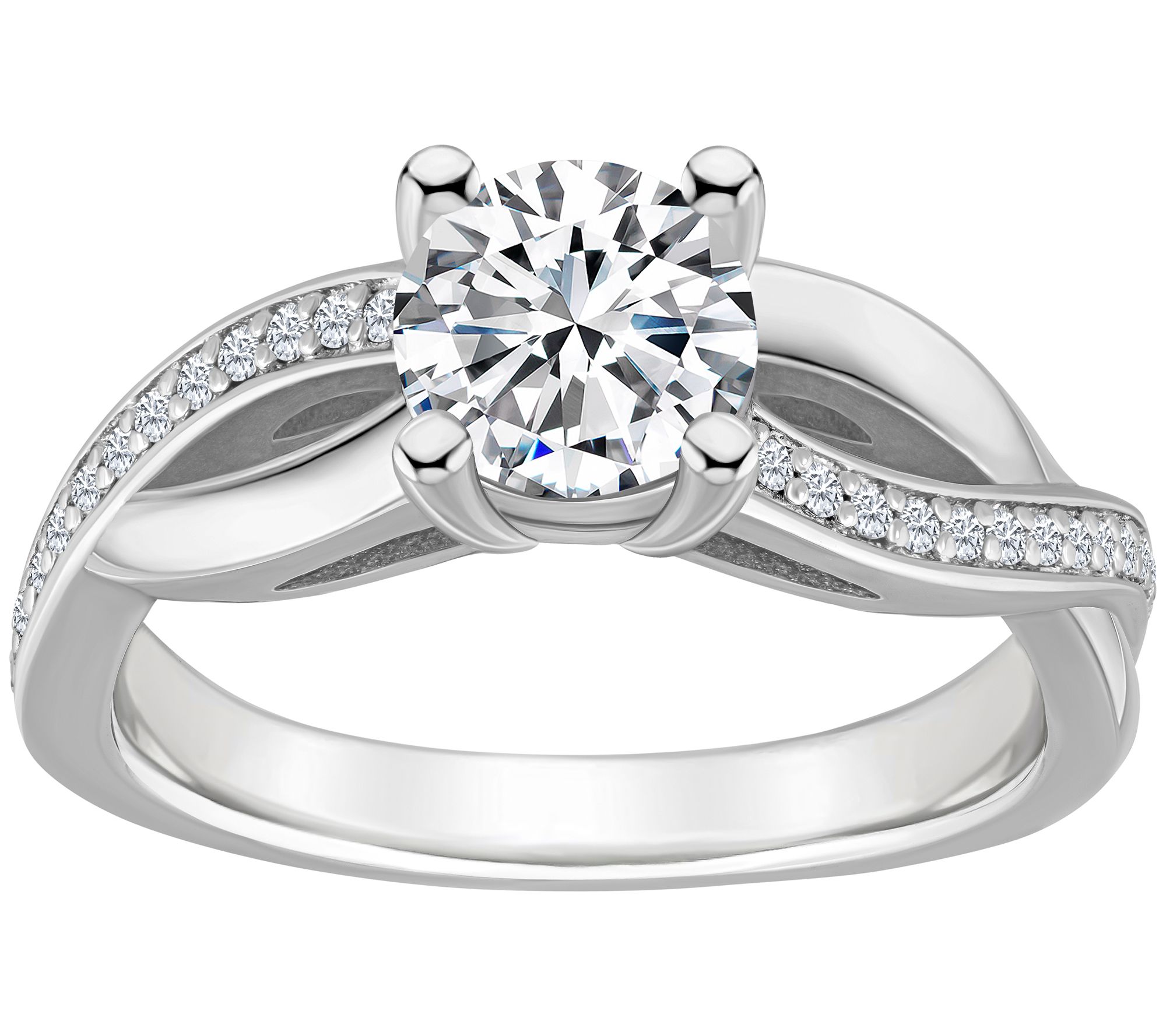 Affinity 1.05 cttw Diamond Engagement Ri ng, 14K Gold