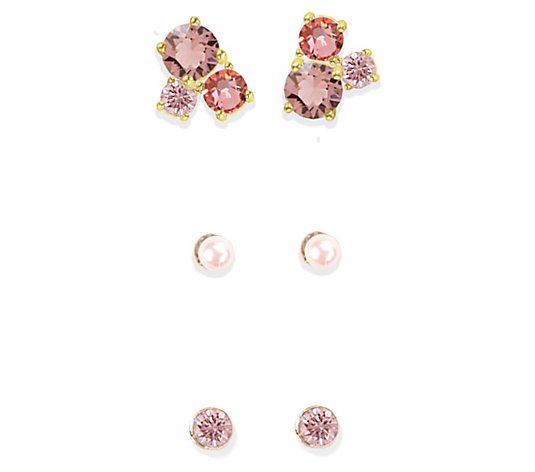 Violet & Brooks Cleo Stud Earrings Set