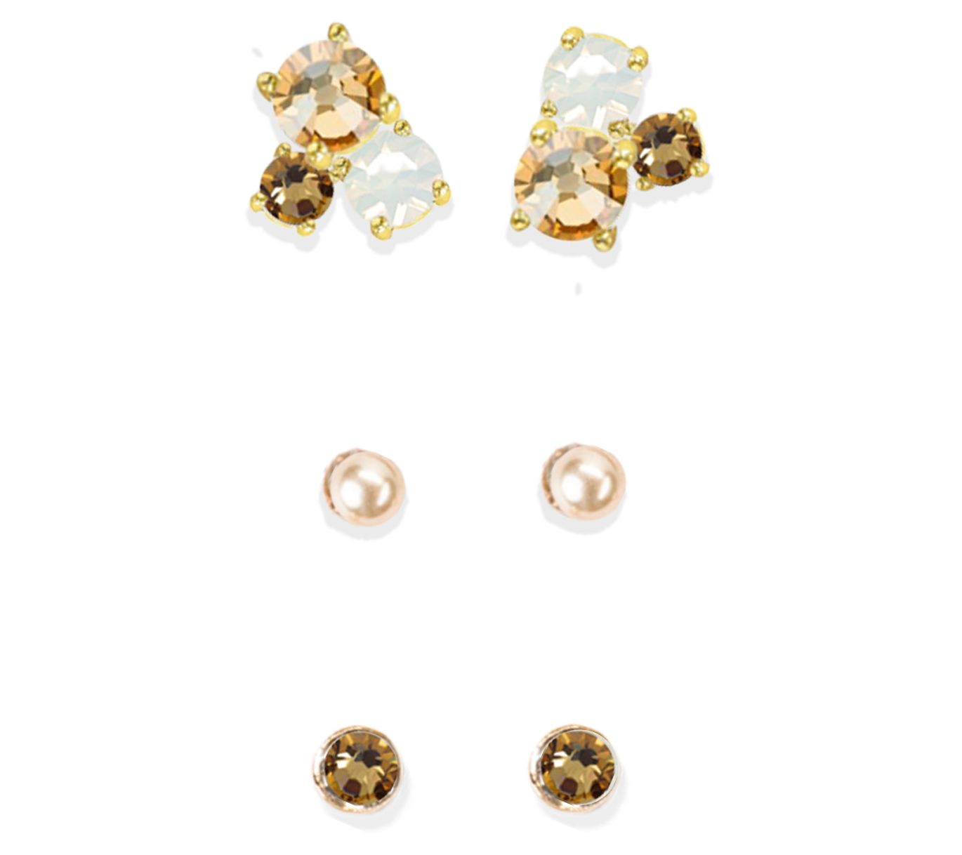 Violet & Brooks Cleo Stud Earrings Set